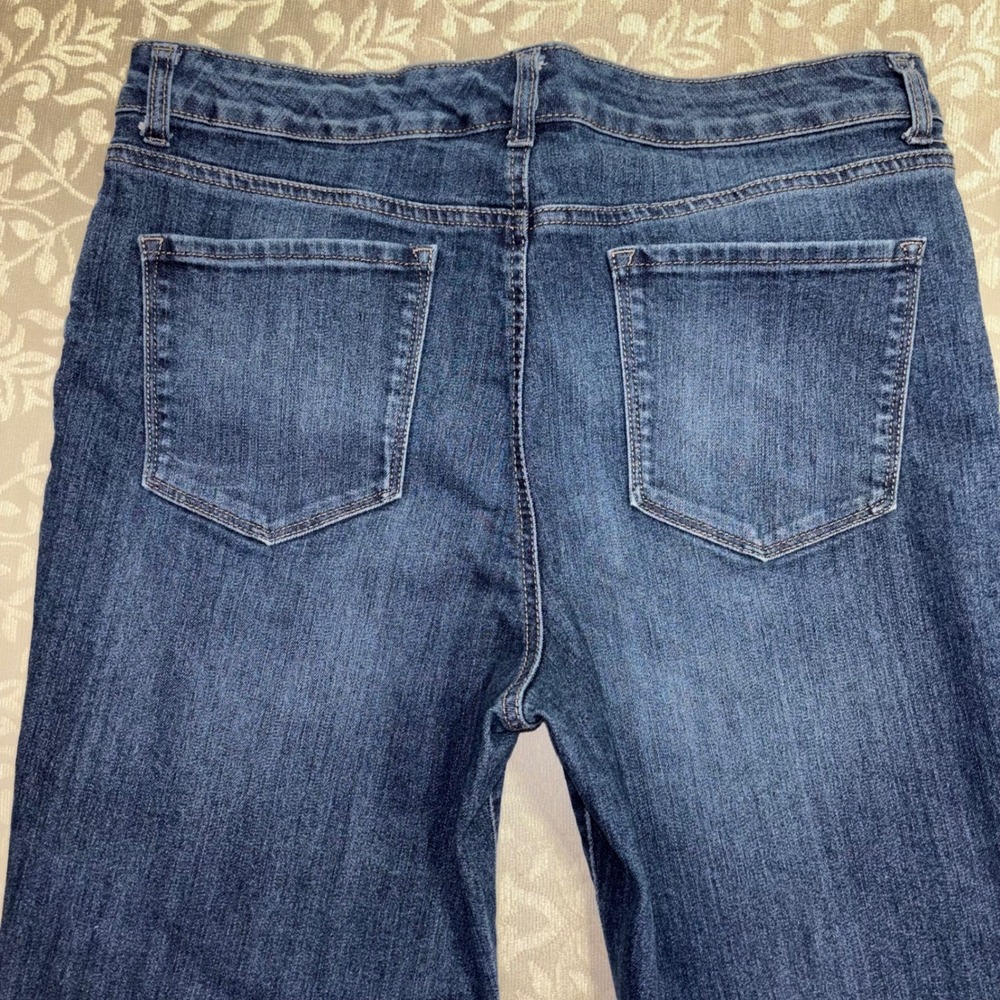 Bandolino Mandie Jeans Straight Leg Mid Rise Womens 14 (D15) - Picture 7 of 11